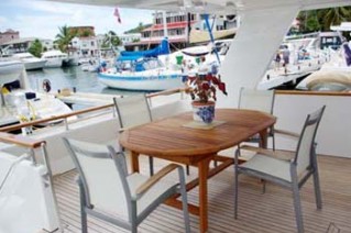 Yia Sou - Aft Deck informal dining